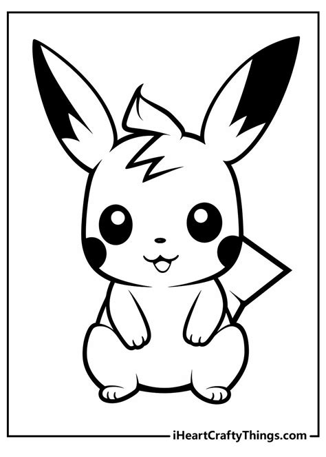 coloring pages pikachu|21 Pikachu Coloring Pages (Free Unique Printables)